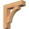 Ekena Millwork Legacy Block Smooth Bracket w/ Offset Brace, Western Red Cedar, 7 1/2"W x 30"D x 30"H BKT0806X30X30LEC05SWR - alternate 1